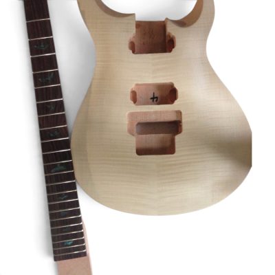Custom Monarch SE Santana DIY Unfinished Guitar Do It Yourself Body Neck Floyd Rose Tremolo Cavity - Image 3