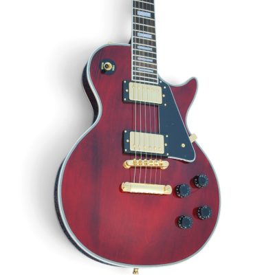 Custom Crown Red Wine Finish Electric Guitar