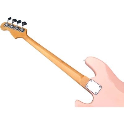 Custom Regent Shell Pink Marcus Geddy Lee 4 String Jazz Bass - Image 2