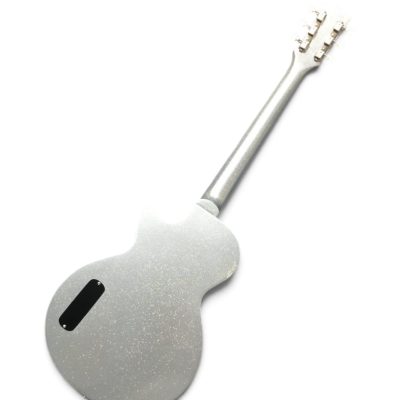 Custom Crown Junior Single Cutaway P90 Pickups Armstrong Metallic Silverdust Electric Guitar - Image 3
