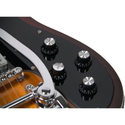Custom Regent Thinline Tobacco Burst Finish Bigsby Electric Guitar - Image 4