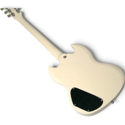 Custom Crown Alpine White SG Jimi Finish Electric Guitar - Image 3