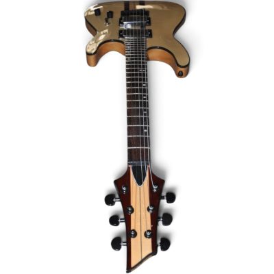 Custom Titan C1 SLS Elite Neck Thru Construction Synyster Natural Satin Flame Maple Top Guitar - Image 3