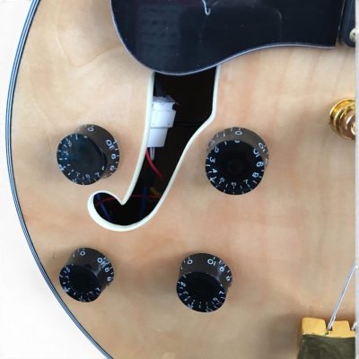 Custom Crown ES175 Natural Hollow Body Archtop Florentine Cutaway Guitar - Image 4