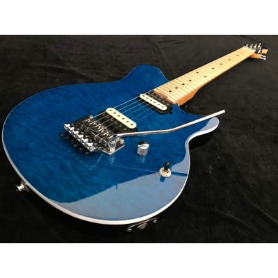 Custom Aether Wolfgang Axis Blue Quilt Maple Top Floyd Rose Tremolo Guitar - Image 6