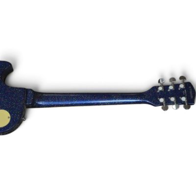 Custom Crown Silverdust Sparkle Tommy Electric Blue Guitar - Image 2