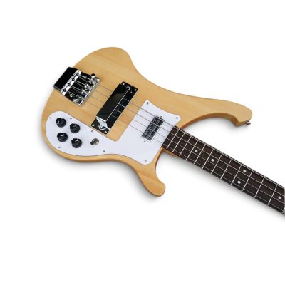 Custom Nova 4001 Naturalglo 4 String Bass Reversed Headstock - Image 3