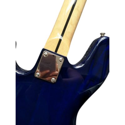Custom Regent Transparent Blue Marcus Miller 5 String Bass - Image 5