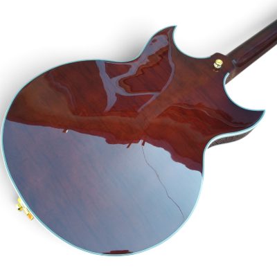 Custom Crown Johnny A Sunset Glow Quilt Maple Top Bigsby Vibrato Tailpiece Guitar - Image 6