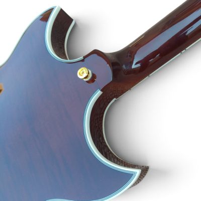 Custom Crown Johnny A Sunset Glow Quilt Maple Top Bigsby Vibrato Tailpiece Guitar - Image 7
