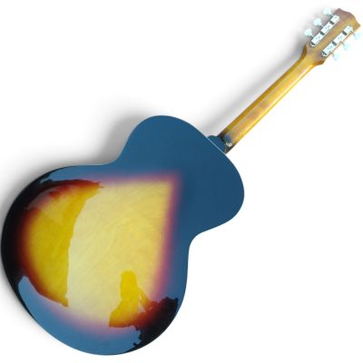 Custom Crown Vintage Sunburst ES125 Single P90 Pickups Hollow Body Electric Guitar - Image 5