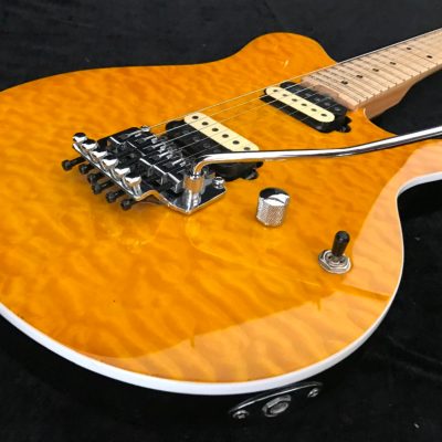 Custom Aether Wolfgang Axis Amber Quilt Maple Top Floyd Rose Tremolo Guitar - Image 7