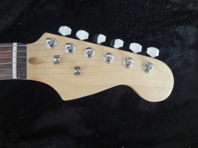 Custom Regent Mermaid Carved Engrave Natural Hand Rubbed Oil Finish Guitar - Image 6