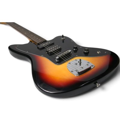 Custom Regent Lars Frederiksen Sunburst Blacktop Finish Jazzmaster Guitar - Image 5