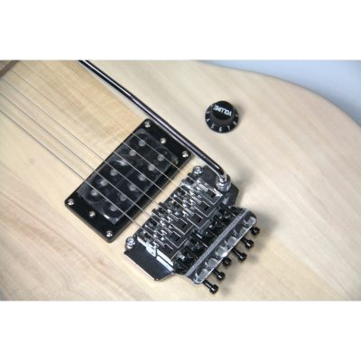 Custom Regent Natural Finish Explorer Floyd Rose Tremolo Guitar - Image 5