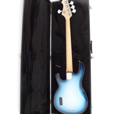 Custom Aether Blue Burst 5 String Bass Single Pickups - Image 7