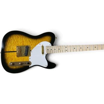 Custom Regent Merle Haggard Tuff Dog Quilted Maple Top Trans Sunburst Electric Guitar - Image 3