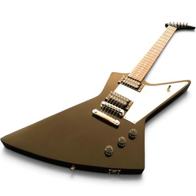 Custom Crown Black Modernistic Explorer Electric Guitar - Image 2