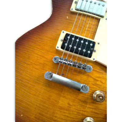 Custom Crown Gary Moore Iced Tea Burst Flamed Maple Top Electric Guitar - Image 8