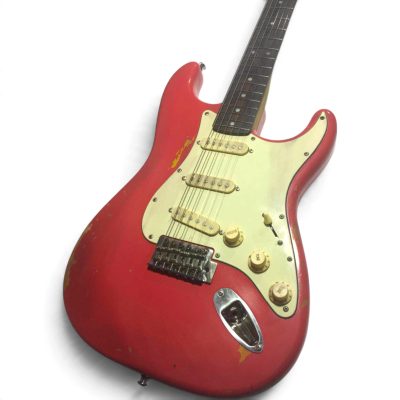 Custom Regent Relic Vintage Candy Apple Red Jimmie Vaughan Electric Guitar - Image 2