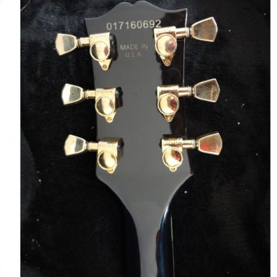 Custom Crown ES335 BB King Lucille Black Electric Guitar - Image 4
