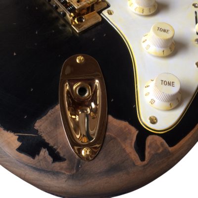 Custom Regent SRV Heavy Aged Relic Distressed Stevie Ray Black Finish Guitar - Image 10