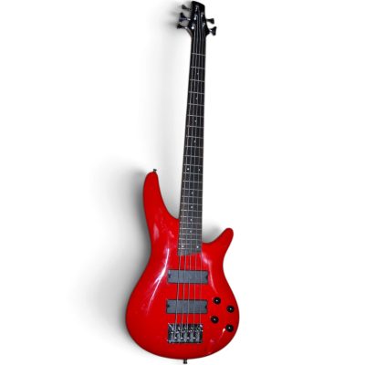 Custom Axis Candy Apple Red Soundgear 5 String Bass - Image 4