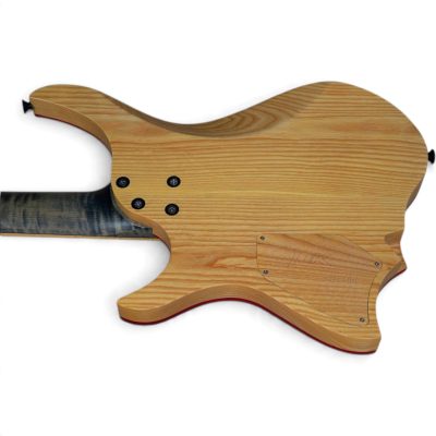 Custom Diplomat Boden Red Burst Finish Headless 6 String Guitar - Image 6