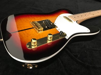 Custom Regent Merle Haggard Tuff Dog Sunburst Quilt Maple Top Electric Guitar - Image 9