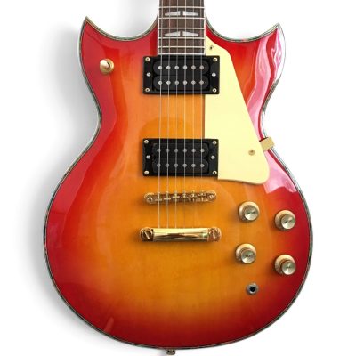 Custom Pearl Santana SG3000 Sunburst Finish Electric Guitar Abalone Binding