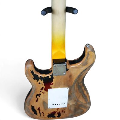 Custom Regent SRV Heavy Aged Relic Distressed Stevie Ray Tobacco Sunburst Finish Guitar - Image 9