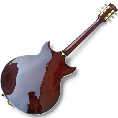 Custom Crown Johnny A Pelham Blue Burst Flame Maple Top Bigsby Vibrato Tailpiece Guitar - Image 12