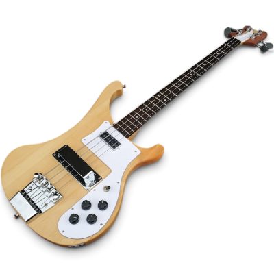 Custom Nova 4001 Naturalglo 4 String Bass Reversed Headstock - Image 7