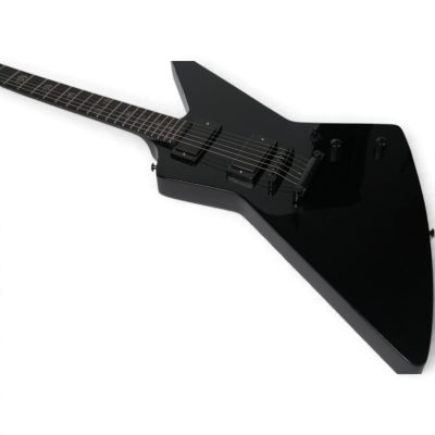 Custom Obsidian Hetfield EII Explorer Black Electric Guitar - Image 5