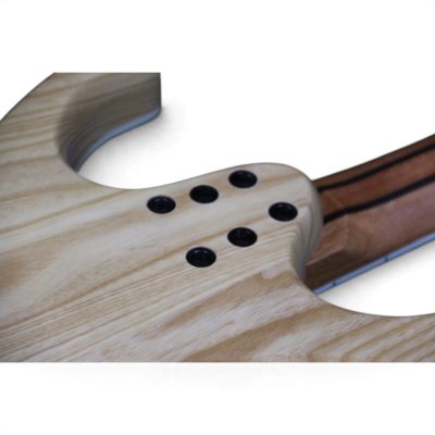 Custom Onyx Regius Blue Burst Burl Maple Top 6 String Electric Guitar - Image 10