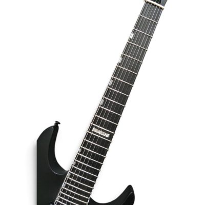 Custom Obsidian Head Black Satin MH-417 7 String Electric Guitar - Image 8