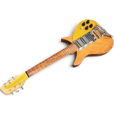 Custom Nova Natural Finish 325C64 21 Inch Scale Length Lennon Guitar Bigsby Tremolo - Image 11