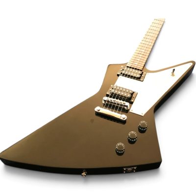 Custom Crown Black Modernistic Explorer Electric Guitar