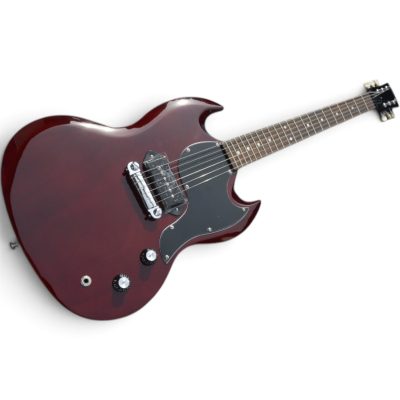 Custom Crown SG Tony Lommi Heritage Cherry Red P90 Single Pickup Electric Guitar - Image 5