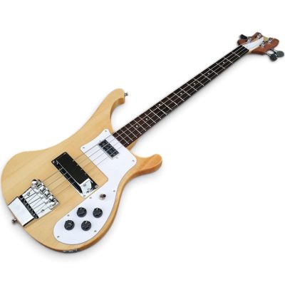 Custom Nova 4001 Naturalglo 4 String Bass Reversed Headstock - Image 8