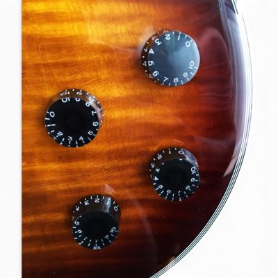 Custom Crown Heritage Cherry Sunburst Flame Maple Top Slim Tapered Neck Floyd Rose Tremolo Guitar - Image 11