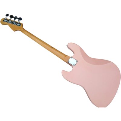 Custom Regent Shell Pink Marcus Geddy Lee 4 String Jazz Bass - Image 6