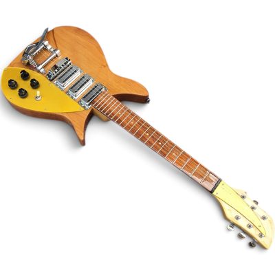 Custom Nova Natural Finish 325C64 21 Inch Scale Length Lennon Guitar Bigsby Tremolo - Image 8