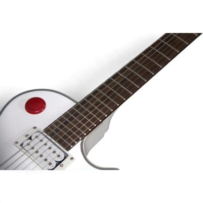 Custom Crown White Buckethead Electric Guitar Push Button Kill Switch - Image 8
