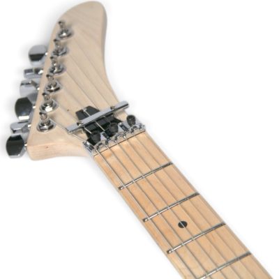 Custom Regent Natural Finish Explorer Floyd Rose Tremolo Guitar - Image 8