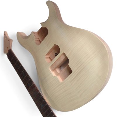 Custom Monarch SE Santana DIY Unfinished Guitar Do It Yourself Body Neck Floyd Rose Tremolo Cavity - Image 6