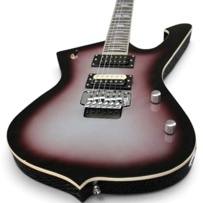Custom Axis Iceman Gray Sunburst STM3 Sam Totman Floyd Rose Tremolo Guitar