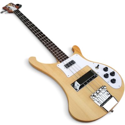 Custom Nova 4001 Naturalglo 4 String Bass Reversed Headstock - Image 11