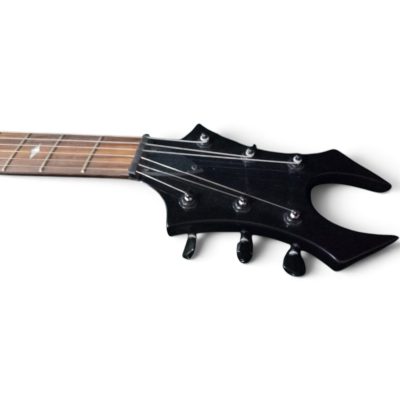 Custom Norturne Onyx Black Silver Bevel JRV Edge Electric Guitar - Image 7