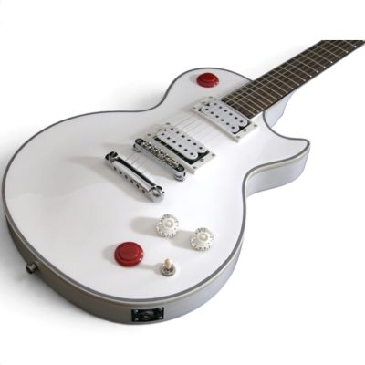 Custom Crown White Buckethead Electric Guitar Push Button Kill Switch - Image 10